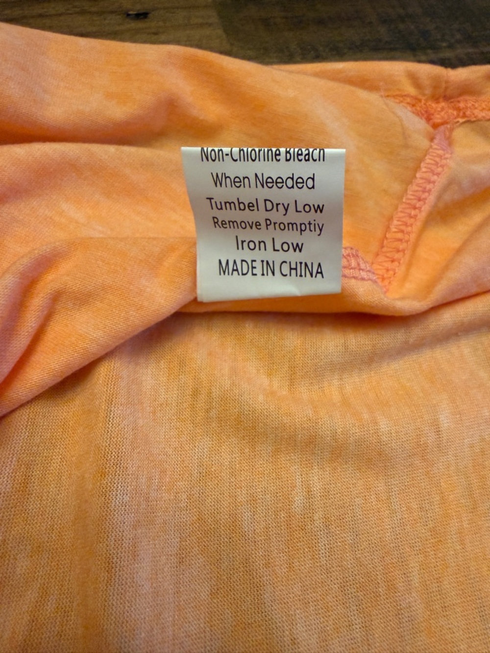 Automet Orange Long-Sleeve Crewneck Shirt NWT - Picture 6 of 9